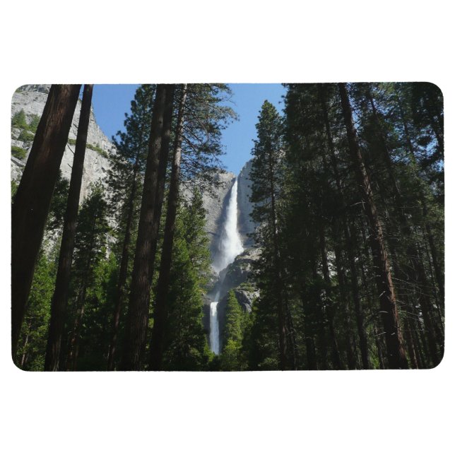Yosemite Falls and Woods Landscape Fotografy Bodenmatte (Vorderseite)