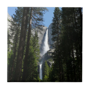 Yosemite Falls and Woods Landscape Fotografy Fliese