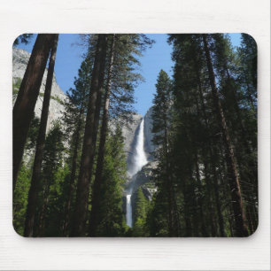 Yosemite Falls and Woods Landscape Fotografy Mousepad