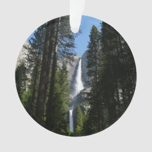 Yosemite Falls and Woods Landscape Fotografy Ornament