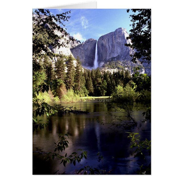 Yosemite Falls at Yosemite National Park card (Vorne)