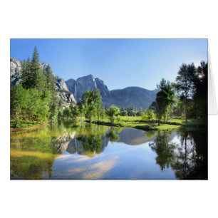 Yosemite Falls aus Merced River - Yosemite Valley