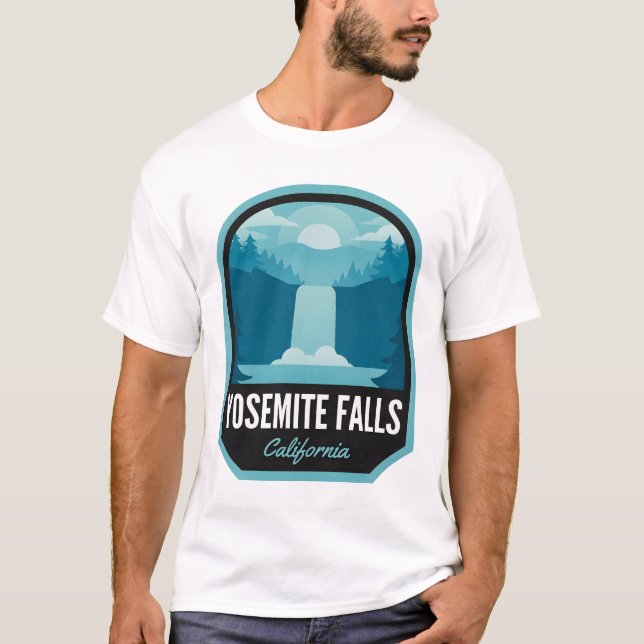 Yosemite Falls California T-Shirt (Vorderseite)