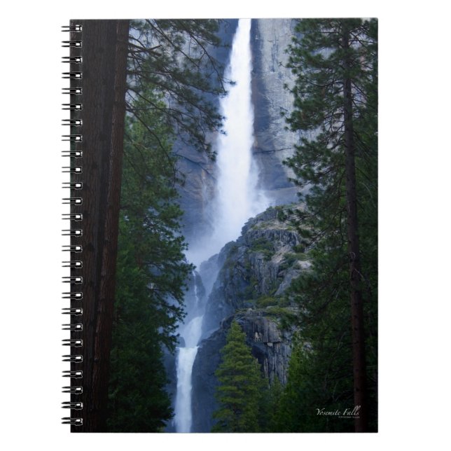 Yosemite Falls Foto Nature Walk Notebook Notizblock (Vorderseite)