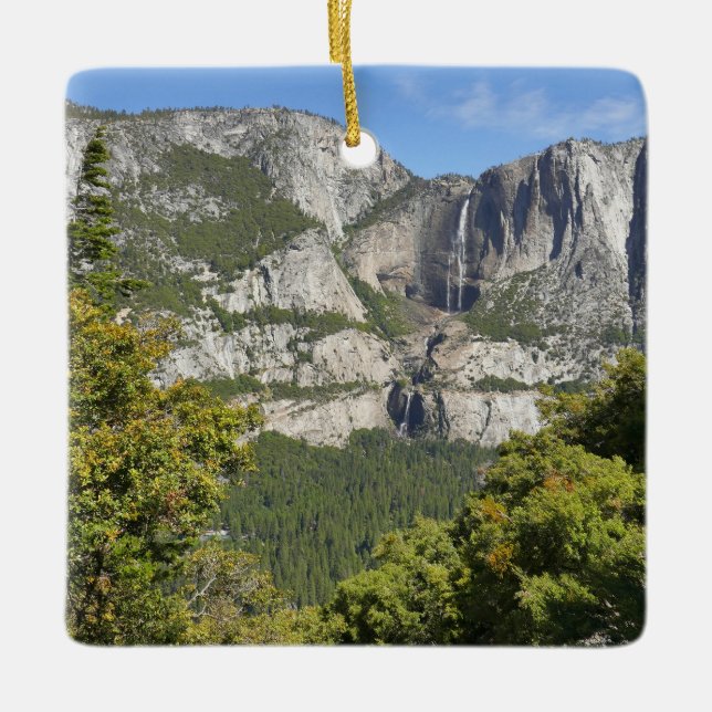 Yosemite Falls from Four Mile Trail Keramikornament (Vorderseite)