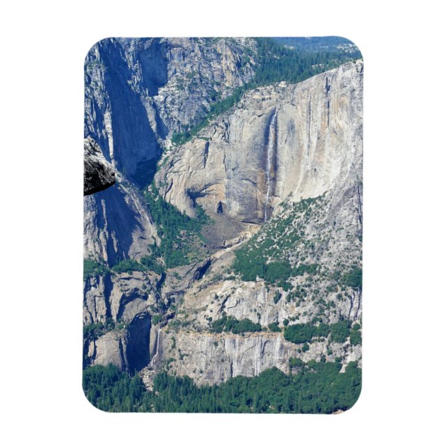 Yosemite Falls from Glacier Point, CA Magnet (Vertikal)