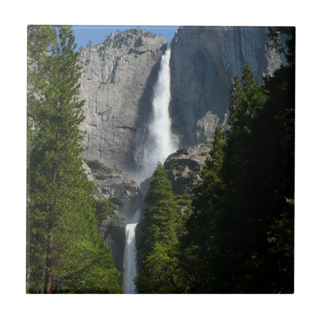 Yosemite Falls II aus dem Yosemite Nationalpark Fliese (Vorderseite)