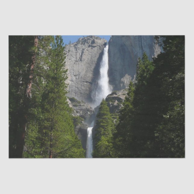 Yosemite Falls II aus dem Yosemite Nationalpark Seidenpapier (Vorderseite)