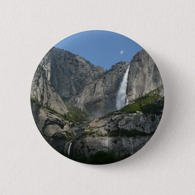 Yosemite Falls III aus dem Yosemite Nationalpark Button (Vorderseite)