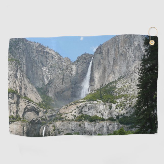 Yosemite Falls III aus dem Yosemite Nationalpark Golfhandtuch (Horizontal)