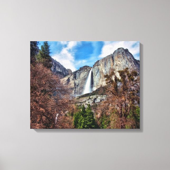 Yosemite Falls Leinwanddruck (Vorderseite)