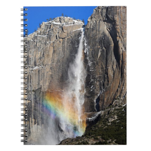 Yosemite Falls mit Rainbow Notizblock (Vorderseite)