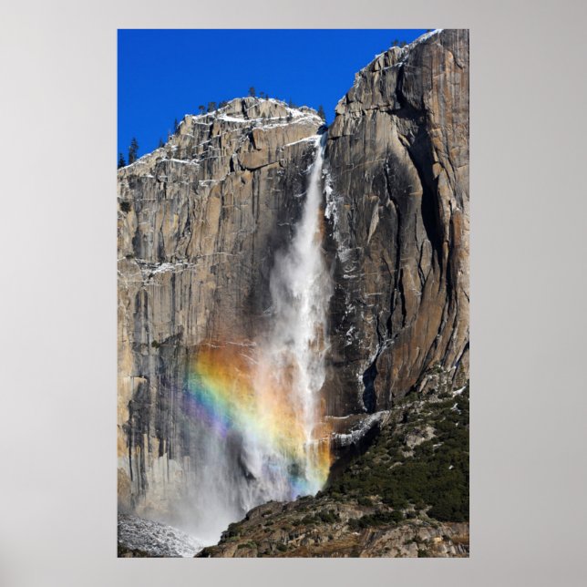 Yosemite Falls mit Rainbow Poster (Vorne)
