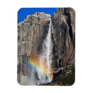 Yosemite Falls mit Regenbogen Magnet