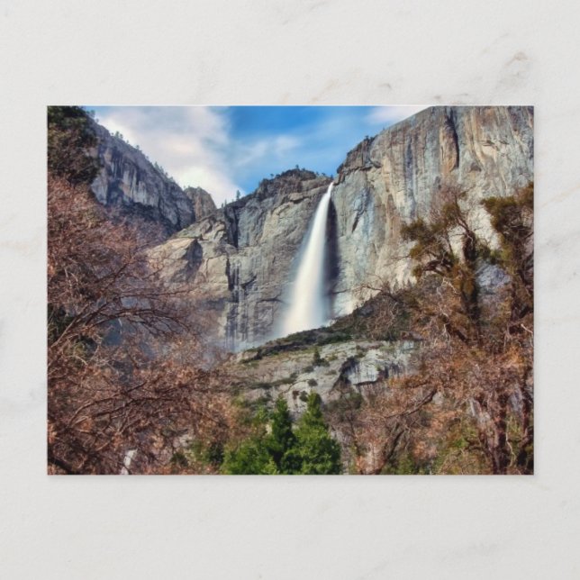 Yosemite Falls Postkarte (Vorderseite)
