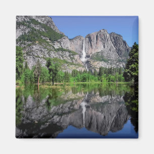 Yosemite Falls Reflektion Magnet