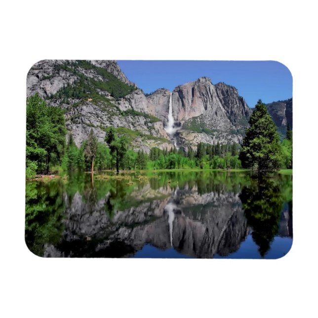 Yosemite Falls Reflektion Magnet (Horizontal)