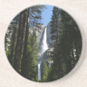 Yosemite Falls und Wald Landschaftsfotografie Getränkeuntersetzer
