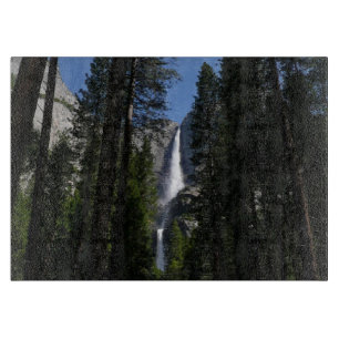 Yosemite Falls und Wald Landschaftsfotografie Schneidebrett
