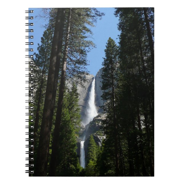 Yosemite Falls und Wälder Notizblock (Vorderseite)