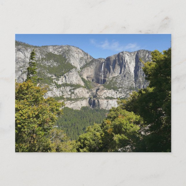 Yosemite Falls von Four Mile Trail Postkarte (Vorderseite)