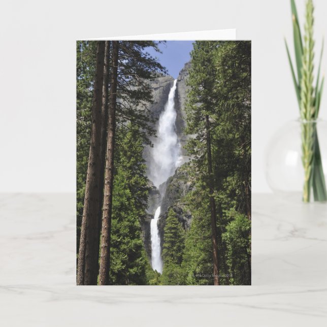 Yosemite Falls, Yosemite Nationalpark Karte (Vorderseite)