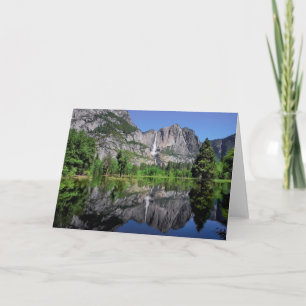 Yosemite- Fallsreflexion Karte