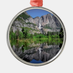 Yosemite- Fallsreflexion Ornament Aus Metall