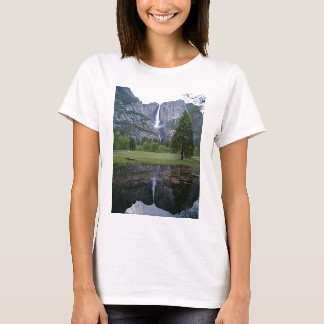 Yosemite- Fallsreflexion T-Shirt (Vorderseite)