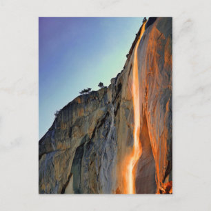 Yosemite Firefall Postkarte