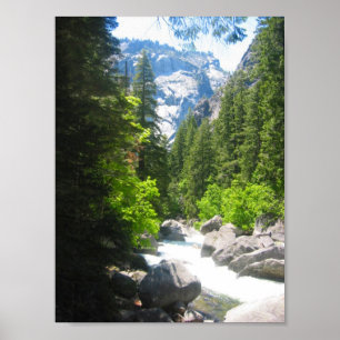 Yosemite Fluss Poster