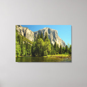 Yosemite from Valley Floor, Sierra-Nevada Leinwanddruck