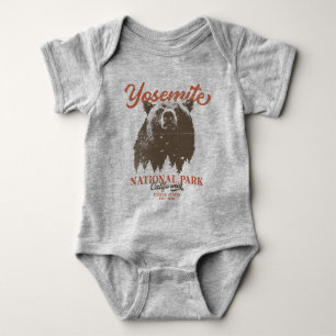 Yosemite Grizzly Bear California Nationalpark Baby Strampler