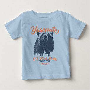 Yosemite Grizzly Bear California Nationalpark Baby T-shirt