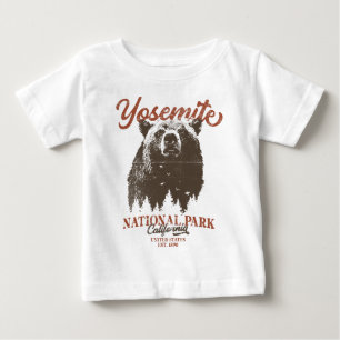 Yosemite Grizzly Bear California Nationalpark Baby T-shirt