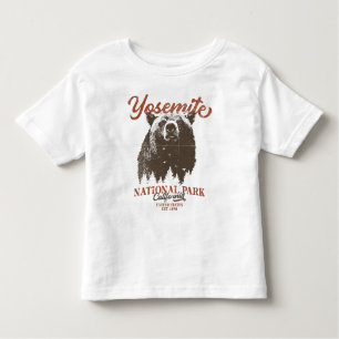 Yosemite Grizzly Bear California Nationalpark Kleinkind T-shirt
