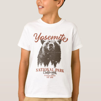 Yosemite Grizzly Bear California Nationalpark T-Shirt