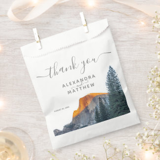 Yosemite Halb Dome Sunset Gastgeschenk Hochzeit Ba Geschenktütchen