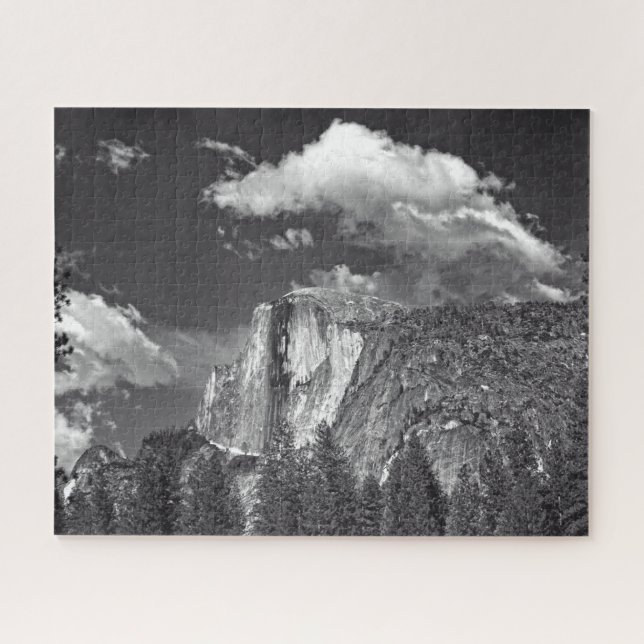 Yosemite - Halbkuppel - B-n-W - 16x20 - 520 Stk. Puzzle (Horizontal)