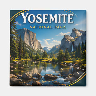 Yosemite Half Dome Landschaft Nationalpark Magnet