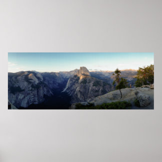 Yosemite Half Dome Panorama Poster
