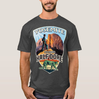 Yosemite Ich kletterte mit einem Halbkuchen T-Shirt