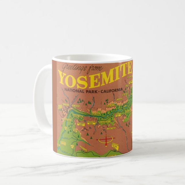 Yosemite Kaffeetasse (Vorderseite Links)