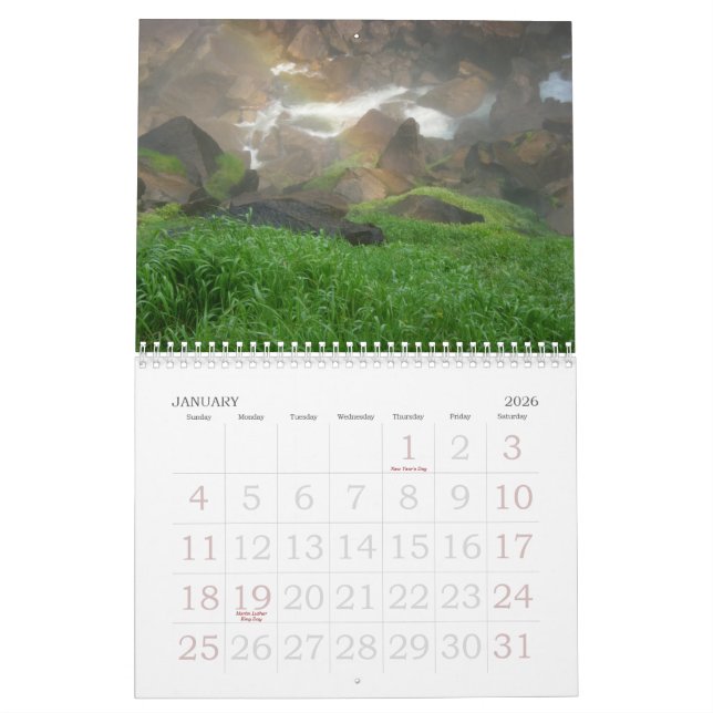 Yosemite-Kalender Kalender (Jan 2026)