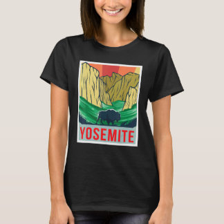 Yosemite Kalifornien Souvenir Nationalpark Wandern T-Shirt