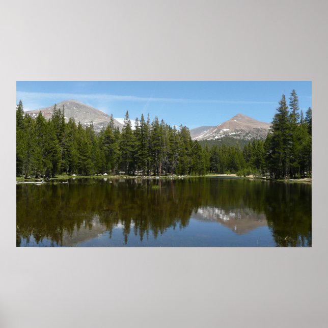 Yosemite Lake Reflection Poster (Vorne)
