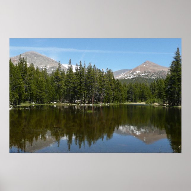 Yosemite Lake Reflection Poster (Vorne)