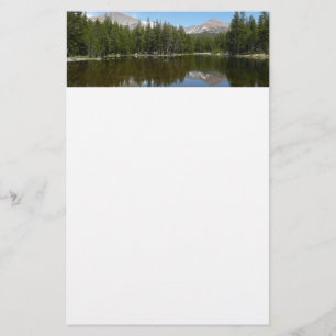 Yosemite Lake Spiegelung Briefpapier
