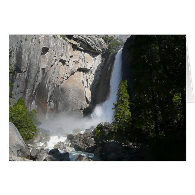 Yosemite Lower Falls aus dem Yosemite Nationalpark (Vorderseite (Horizontal))