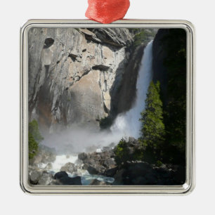 Yosemite Lower Falls aus dem Yosemite Nationalpark Ornament Aus Metall